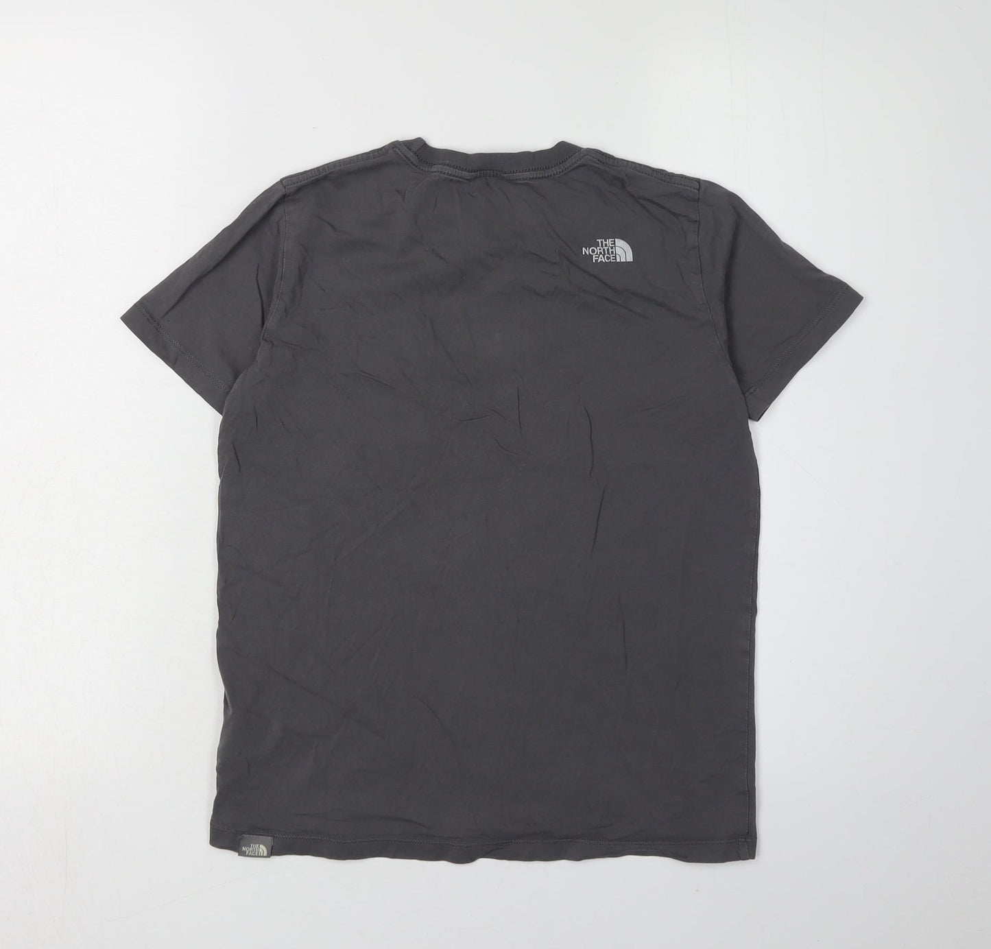The North Face Boys Grey L Short Sleeve Logo T-Shirt