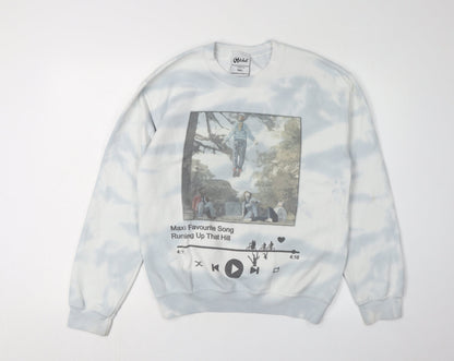 Ratchet Unisex Grey Graphic Pullover Sweatshirt S