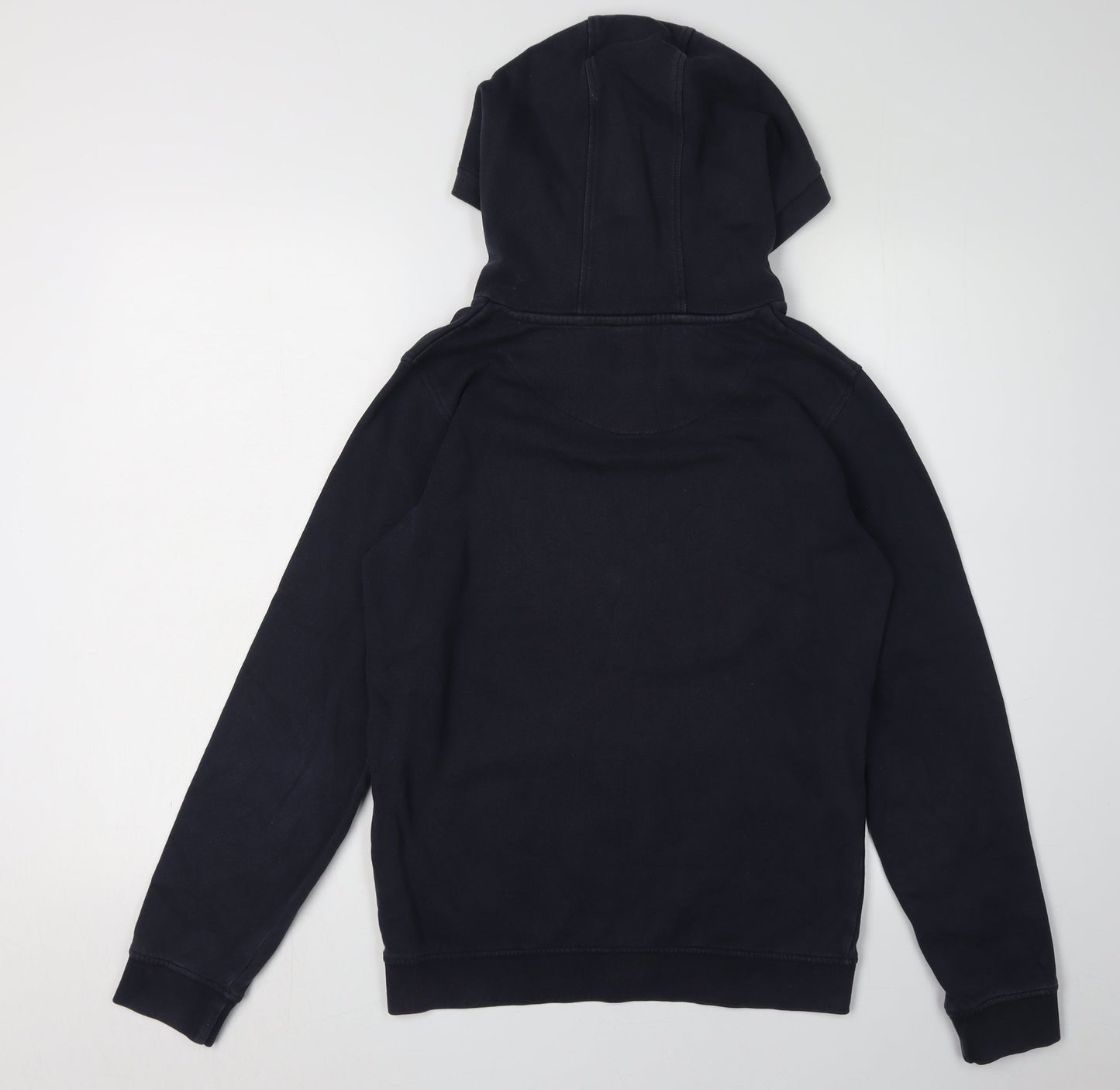 Lyle & Scott Boys Blue Hoodie Pullover 12-13 Years Logo Casual