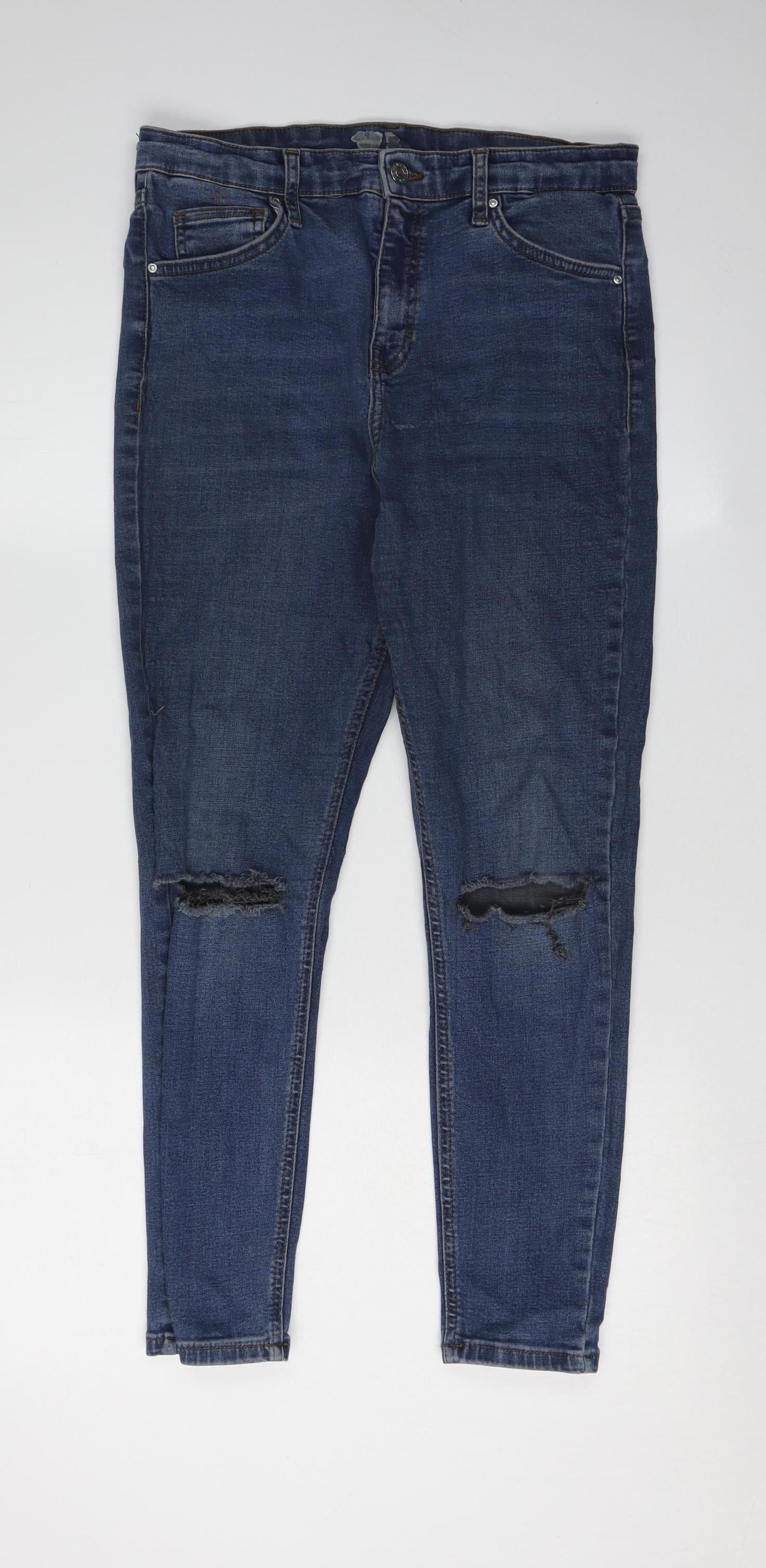 Topshop Women’s Blue Skinny Jeans Size 32