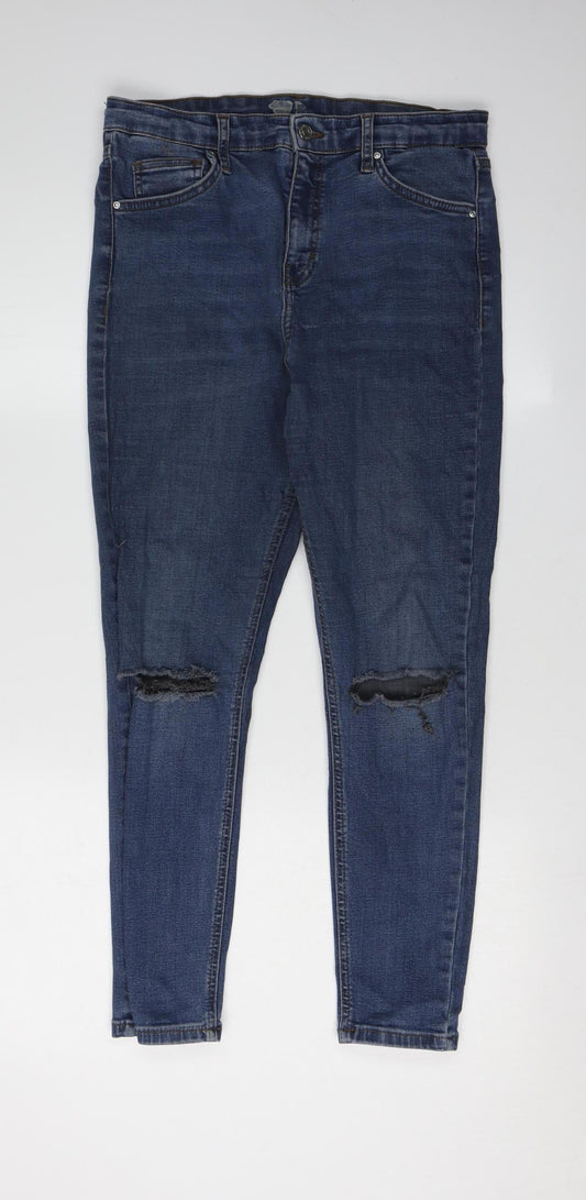 Topshop Women’s Blue Skinny Jeans Size 32