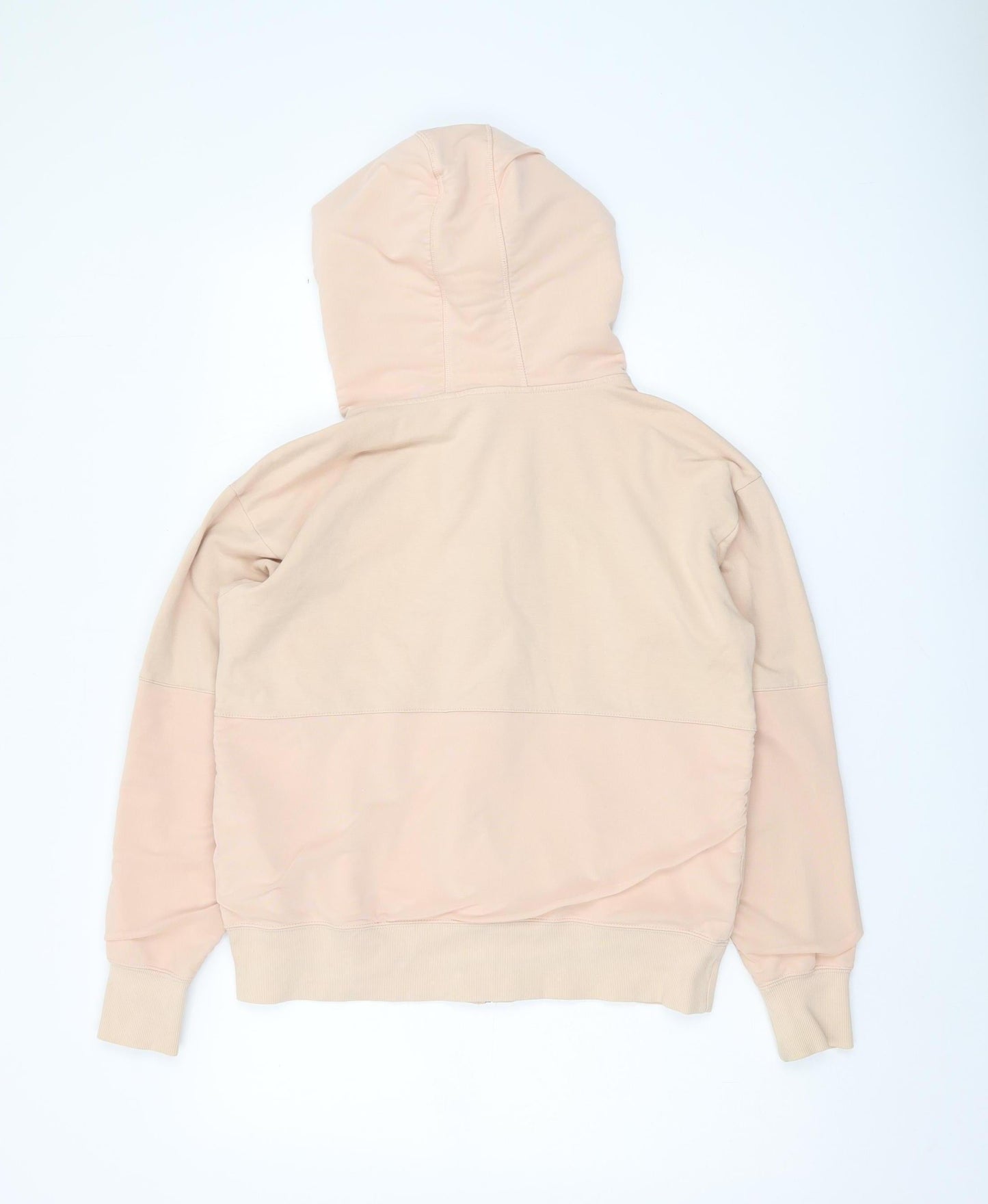 Champion Women's Beige Full Zip Hoodie, S