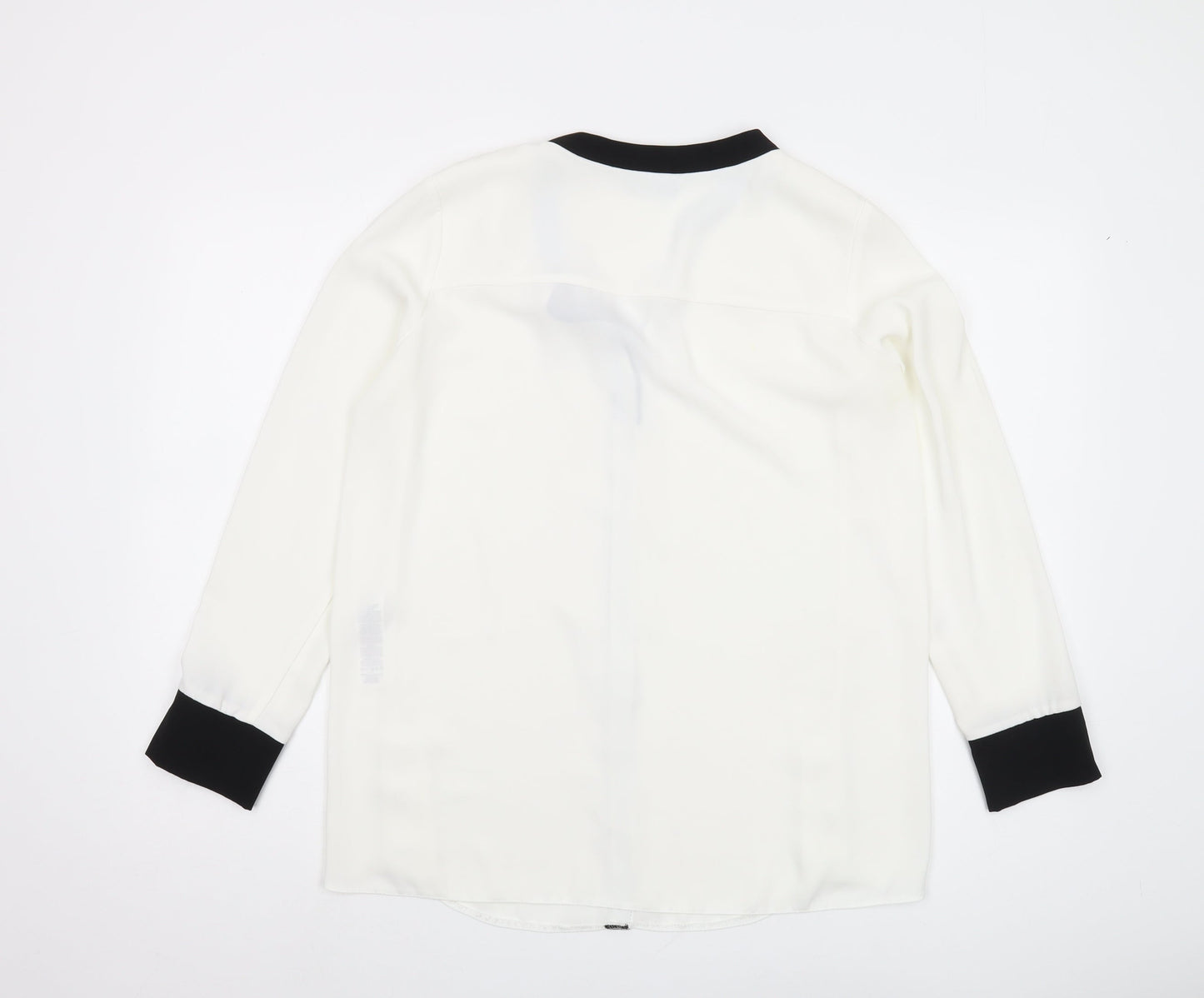 Womens UK Size 10 Wallis White Basic Blouse