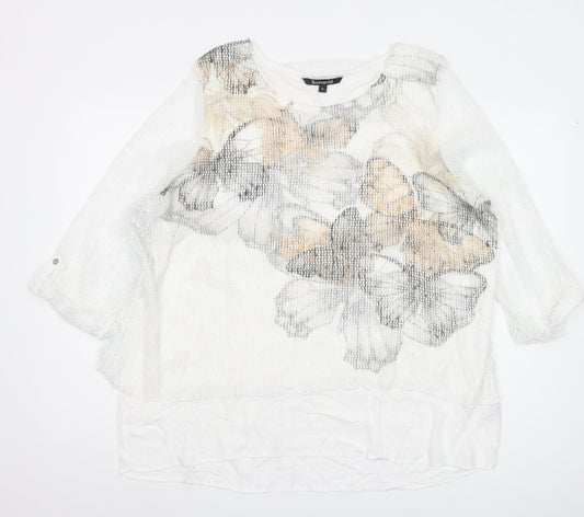 Bonmarché Women's Floral Tunic Blouse - Multicoloured, Size 20