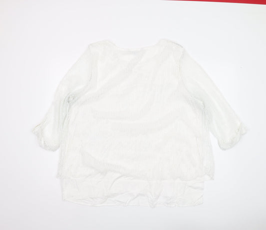 Bonmarché Women's Floral Tunic Blouse - Multicoloured, Size 20