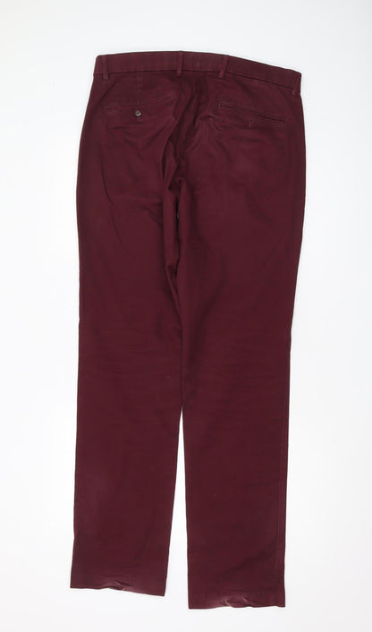 Gap Men's Red Chino Trousers, Size M, Spring Wear