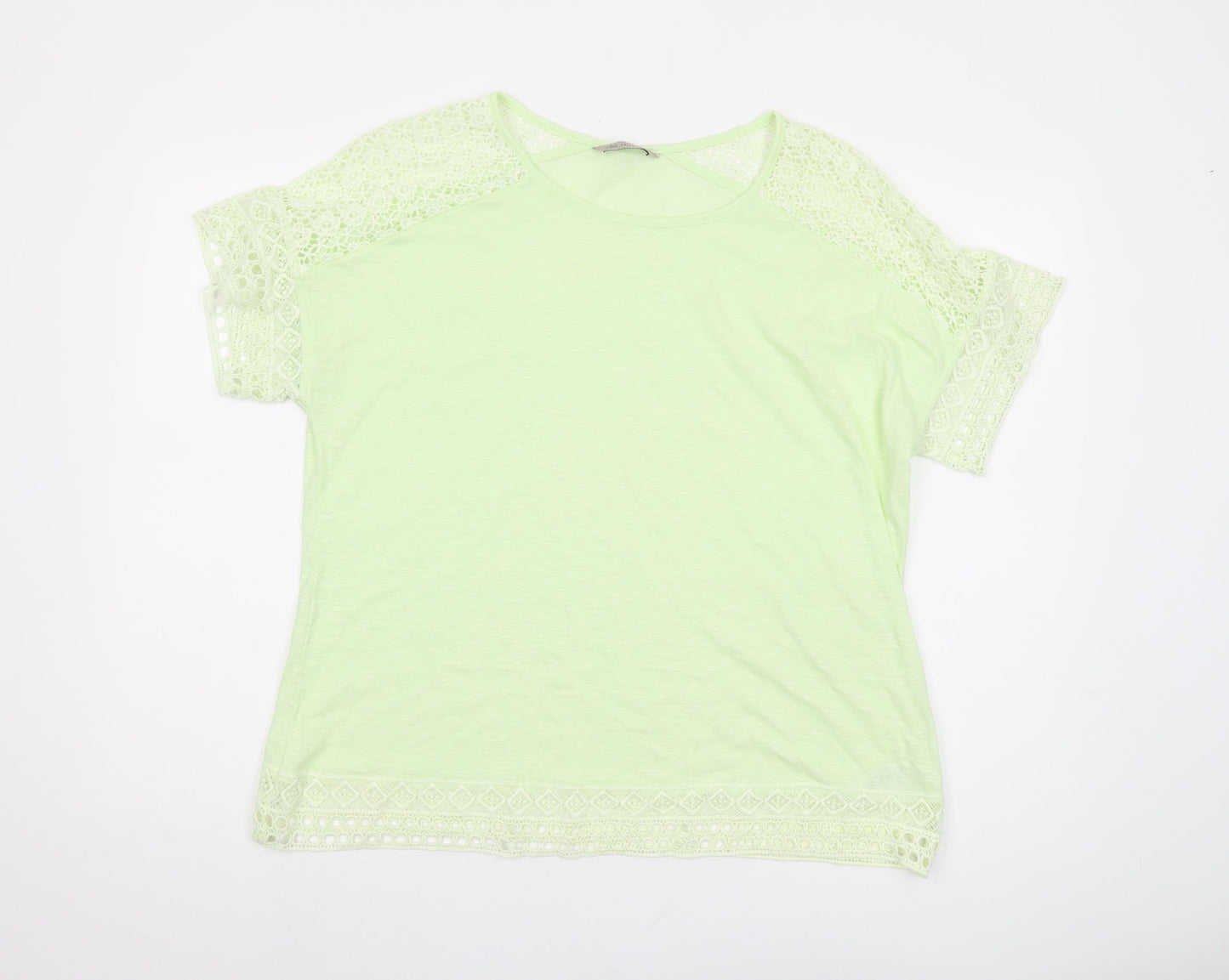 Womens UK Size 18 Marks and Spencer Green  T-Shirt