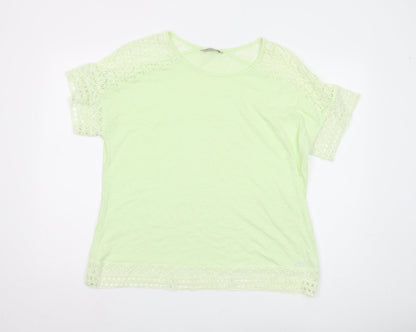 Womens UK Size 18 Marks and Spencer Green  T-Shirt