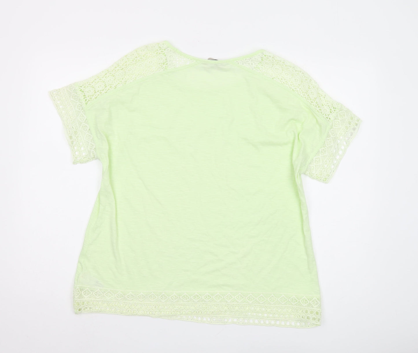 Womens UK Size 18 Marks and Spencer Green  T-Shirt