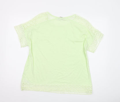 Womens UK Size 18 Marks and Spencer Green  T-Shirt