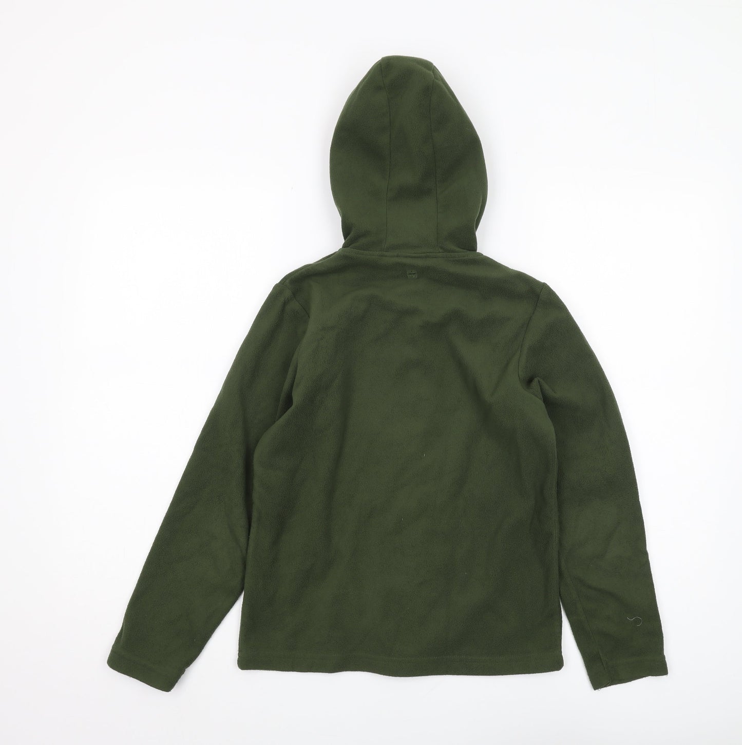 Mountain Warehouse Boys' Green Fleece Jacket 7 Years Hooded Zip