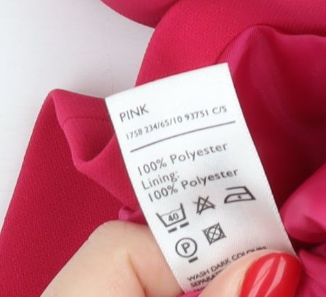 Berkertex Women's Pink Blazer, Size 12, Lined Classic Fit