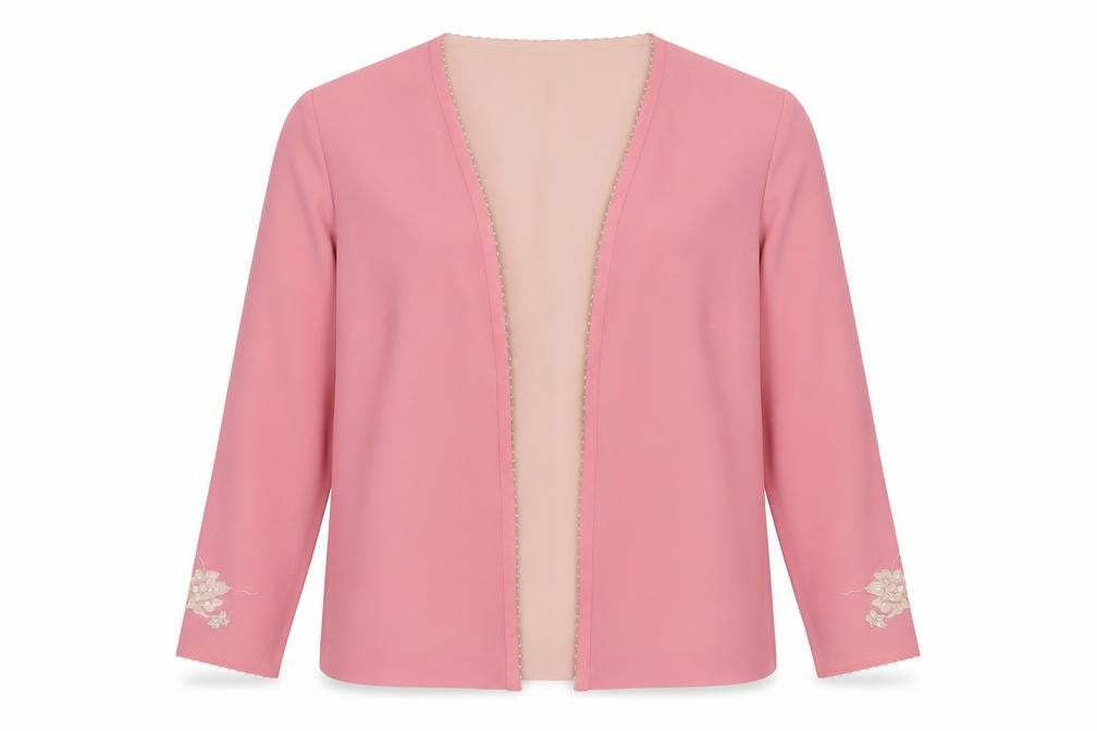 Womens UK Size 16 Jacques Vert Pink Basic Jacket