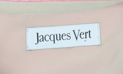 Jacques Vert Women's Pink Embroidered Jacket, Size 16