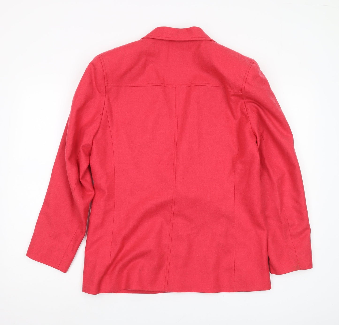 Country Casuals Women's Red Wool Blazer, Size 12