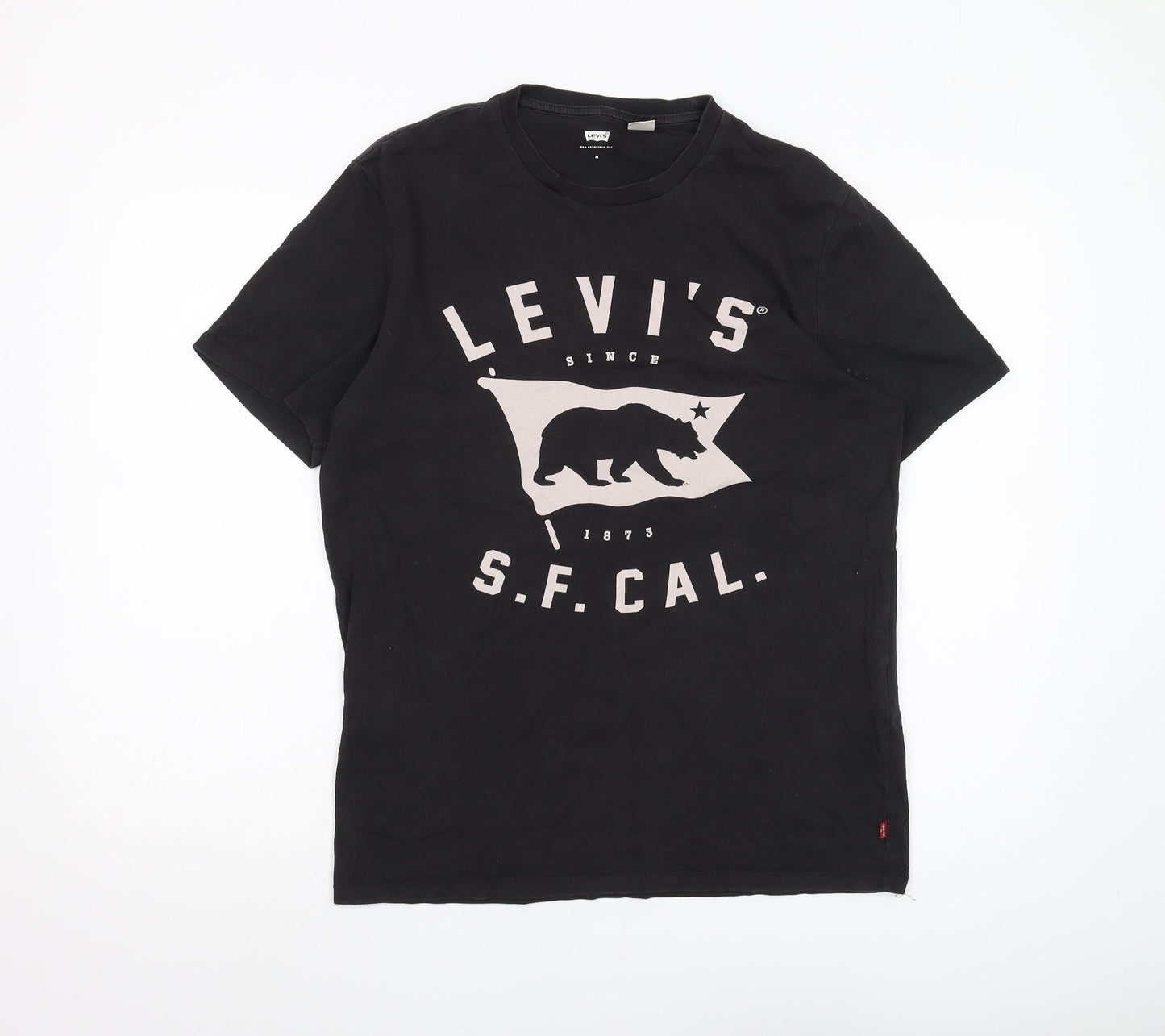 Levi's Men's Medium Black Graphic Print T-Shirt