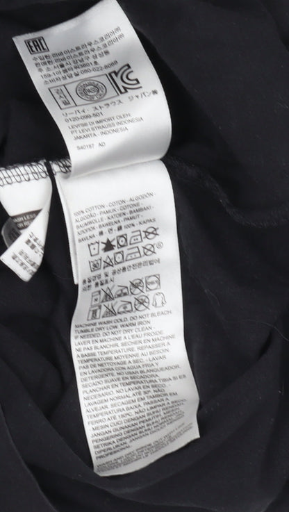 Levi's Men's Medium Black Graphic Print T-Shirt