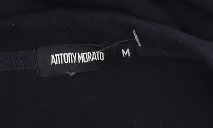 Antony Morato Men's Black Long Sleeve Polo M