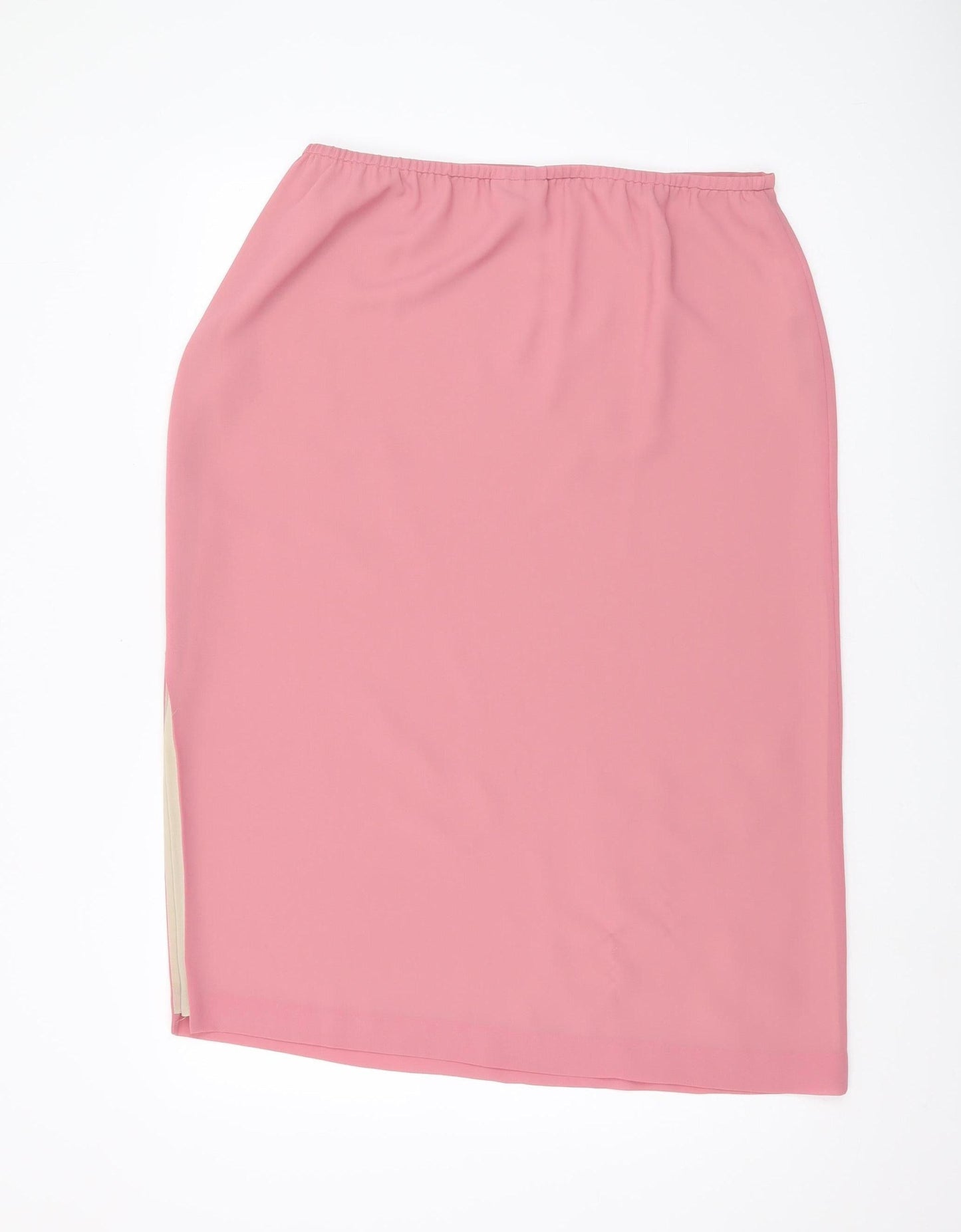 Jacques Vert Women’s Pink Midi Embroidered Skirt