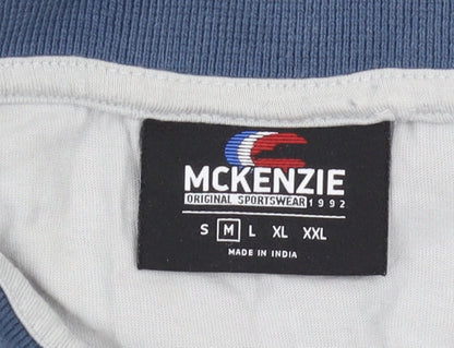 McKenzie Men's Grey Short Sleeve Polo - M