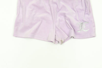 Juicy Couture Girls Purple Shorts, 14-15 Years, Elastic Waist