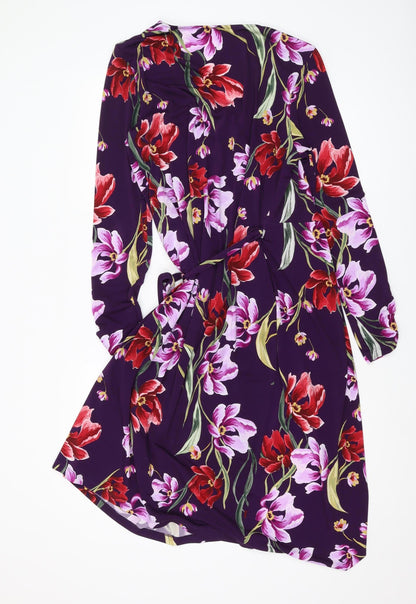 Marks and Spencer Women's Floral Wrap Dress Size 14