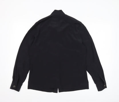 Womens UK Size 8 Marks and Spencer Black  Blouse
