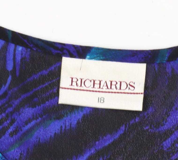 Womens UK Size 18 Richards Multicoloured  Blouse