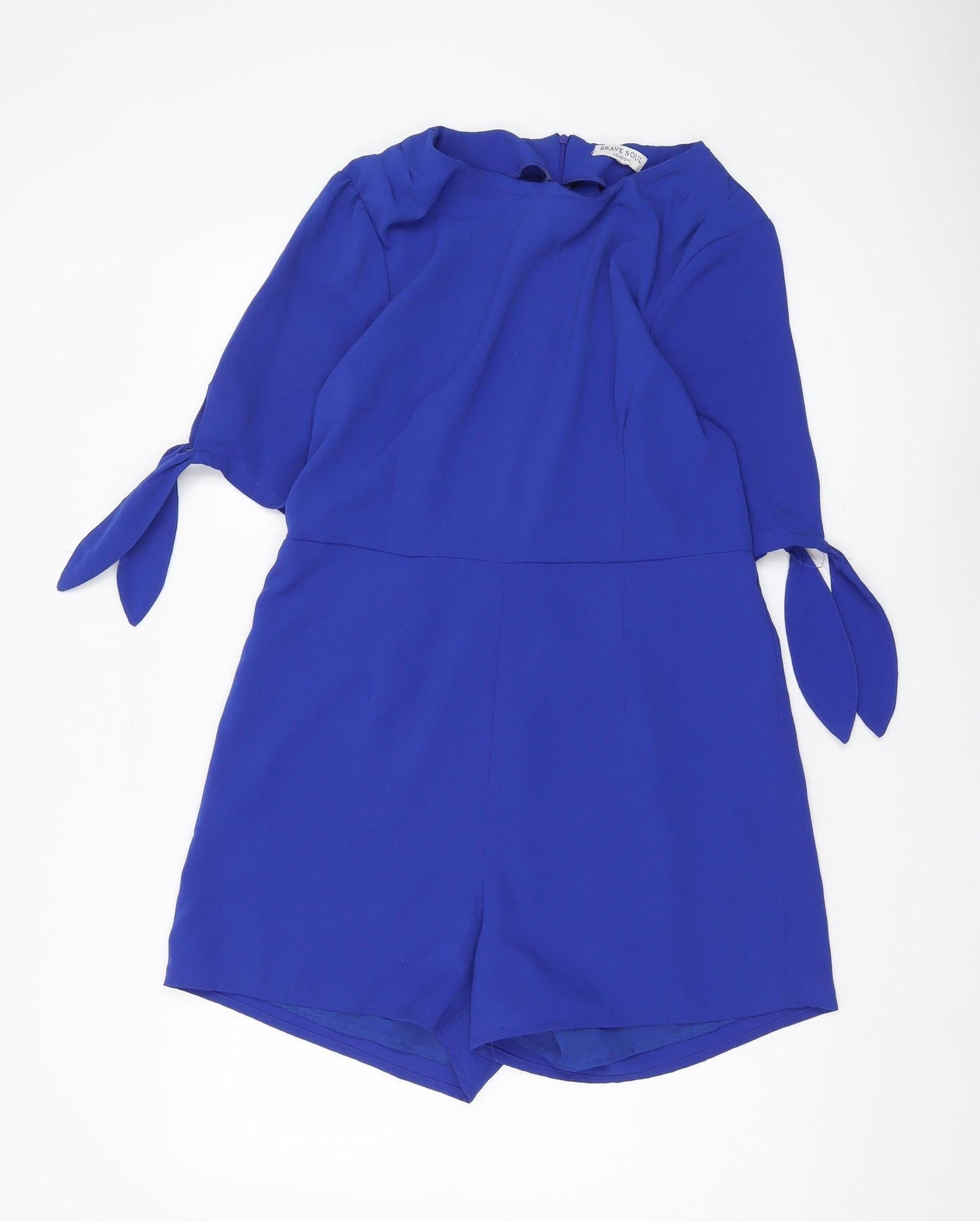 Brave Soul Women's Blue Playsuit, Size L, Casual Comfort