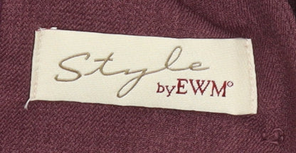 Womens UK Size 12 Style by EWM Regular Purple Suit Jacket