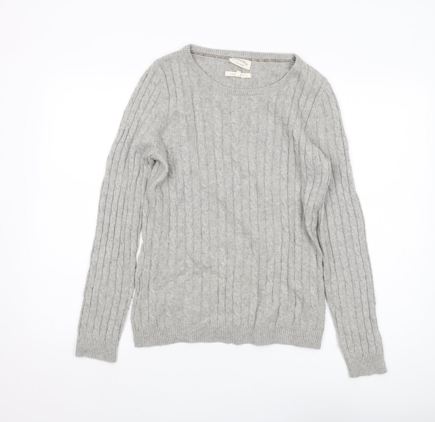 Cambridge Dry Goods Women's Grey Pullover Sweater M