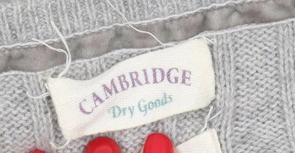 Cambridge Dry Goods Women's Grey Pullover Sweater M