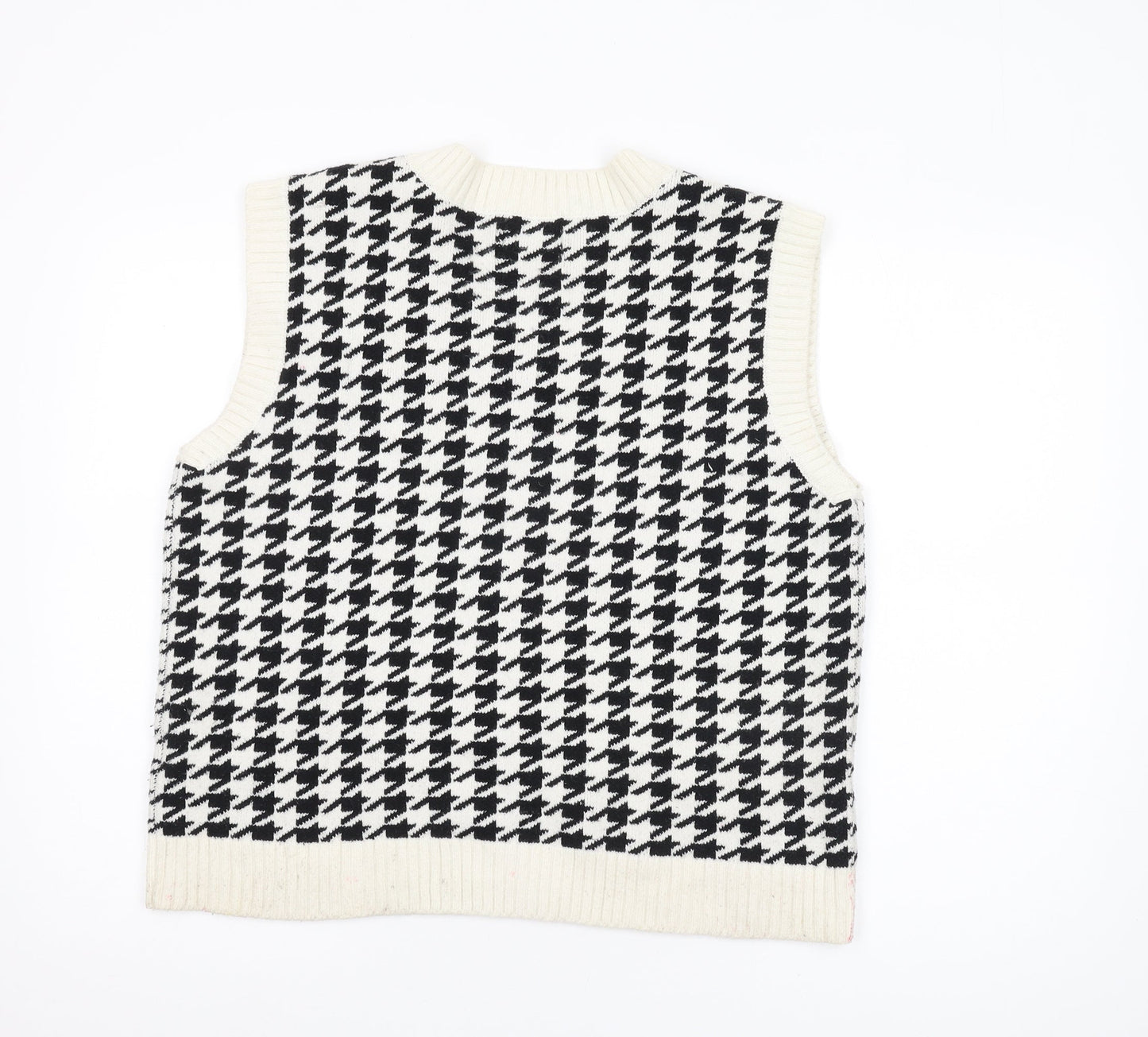 Womens UK Size M Hollister Black Vest Jumper
