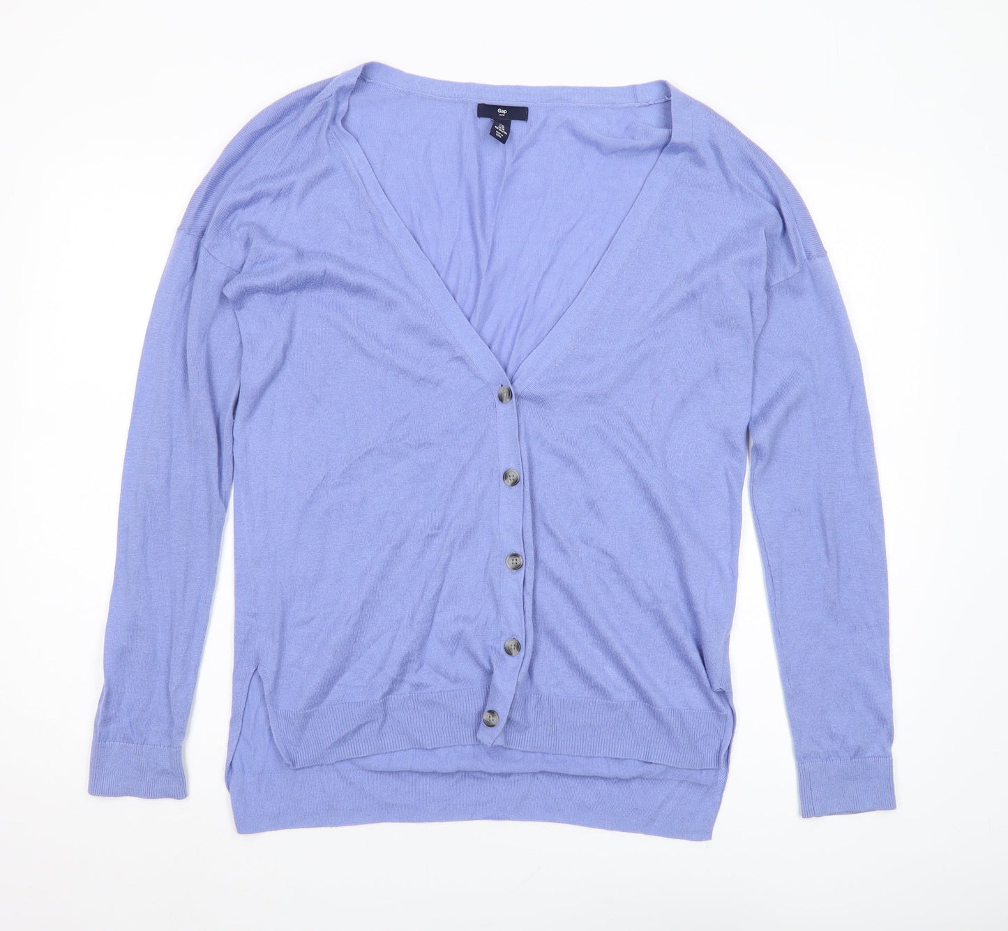 Gap Women’s Purple Cardigan M V-Neck Knit Jumper