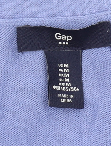 Gap Women’s Purple Cardigan M V-Neck Knit Jumper