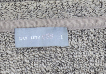 Womens UK Size L Marks and Spencer Beige Cardigan Jumper