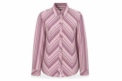 Womens UK Size 12 EWM Pink Classic Button-Up