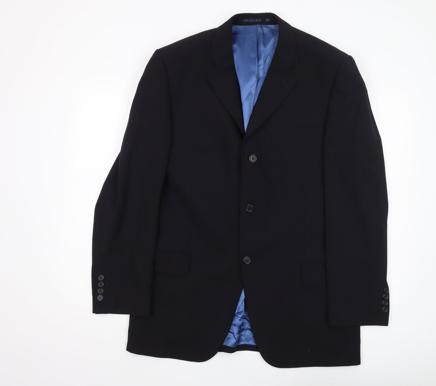 Mens UK Size 40 Daniel Hechter Regular Blue Suit Jacket