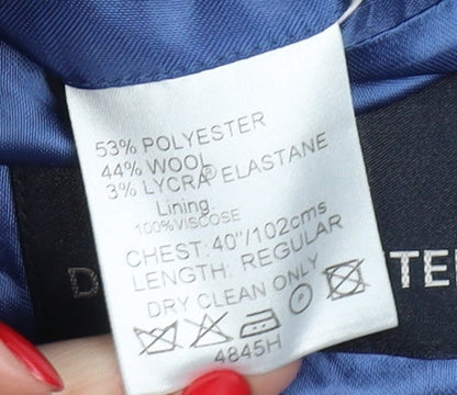 Mens UK Size 40 Daniel Hechter Regular Blue Suit Jacket
