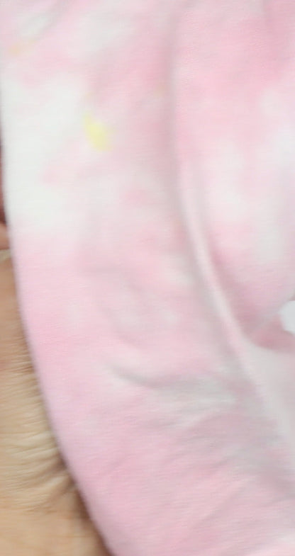 DKNY Girls Pink Star Tie-Dye Hoodie, 4 Years, Casual Pullover