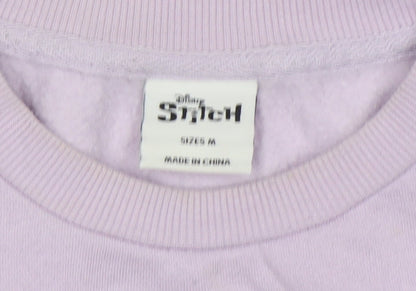 Womens UK Size M Disney Purple Pullover Sweatshirt