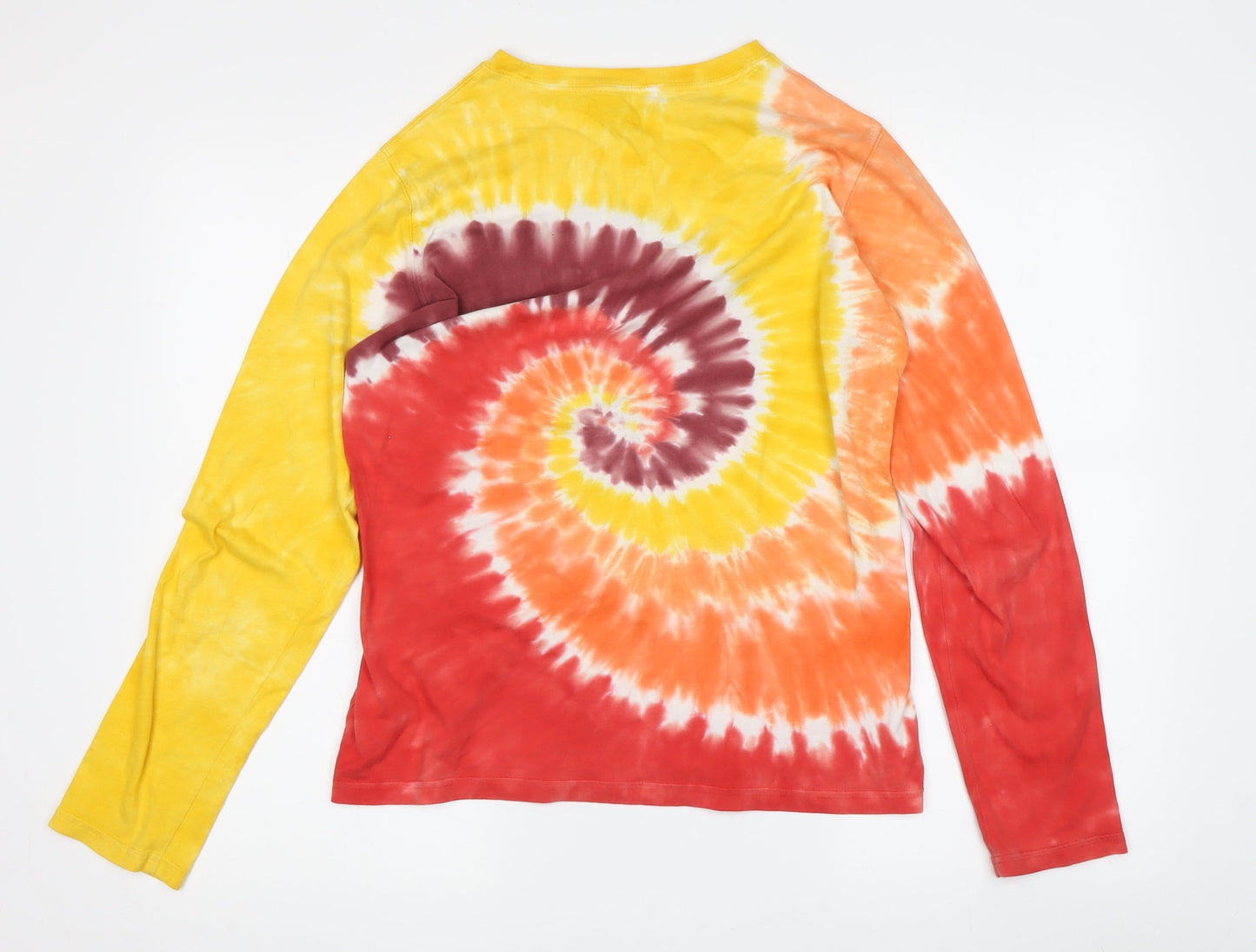 Lands' End Teens Retro Tie-Dye Long Sleeve T-Shirt
