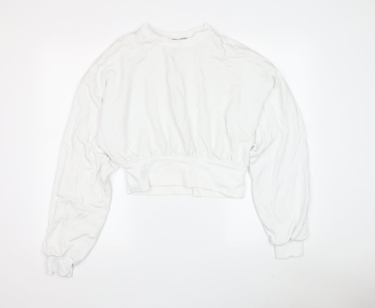 Womens UK Size 10 ASOS White Pullover Sweatshirt