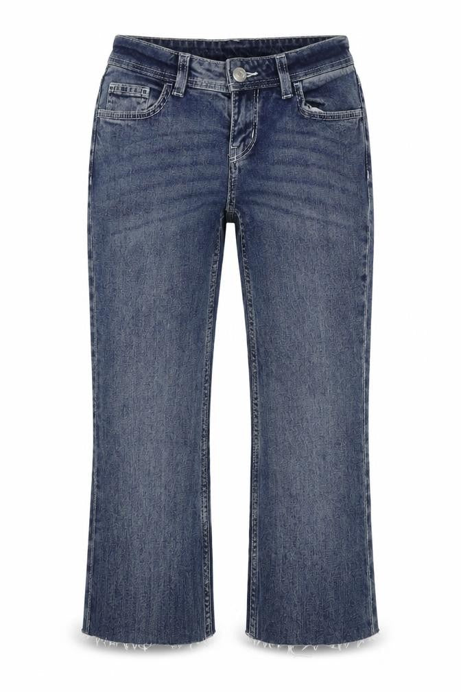 Womens UK Size 6 H&M Regular Fit Cropped Blue Jeans