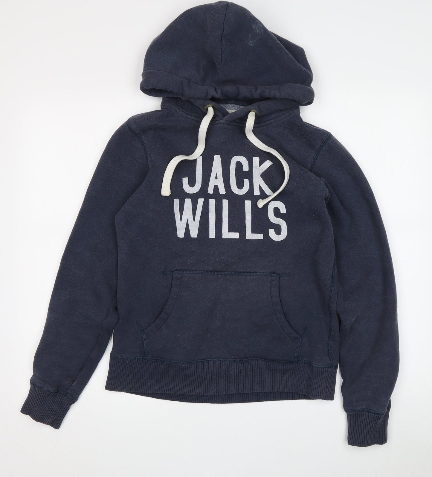 Womens UK Size 8 Jack Wills Blue Pullover Hoodie
