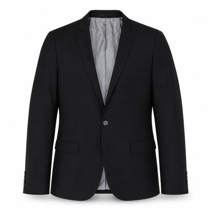 Mens UK Size 40 Topman Regular Black Suit Jacket
