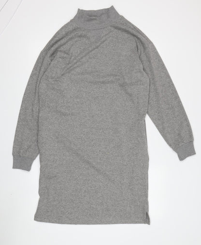 Marks and Spencer Women's Grey T-Shirt Dress, Size 6