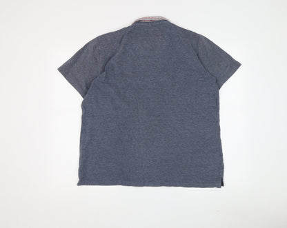 Kensington Eastside Men's Blue Polo, Size L, Casual Wear