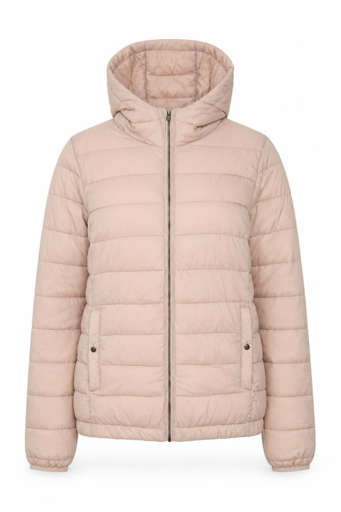 Womens UK Size S Pull&Bear Beige Puffer Jacket