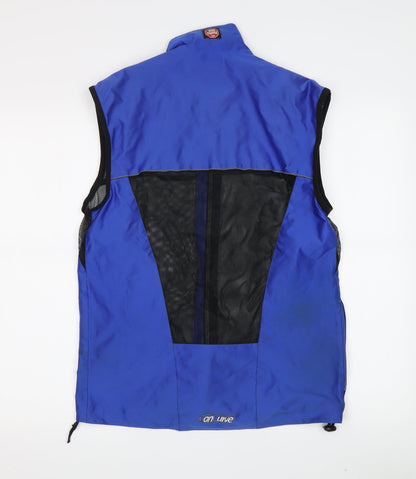 Mens UK Size M on cue Blue Basic Jacket